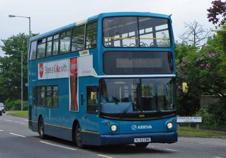 Arriva Shires DAF DB250 Alexander ALX400 6000